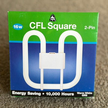 GR8 2D/2-PIN 16W Warm White 10,000 Hour Life