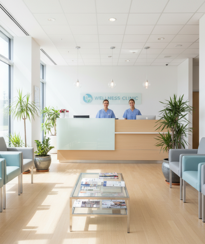 medical clinic waiting area